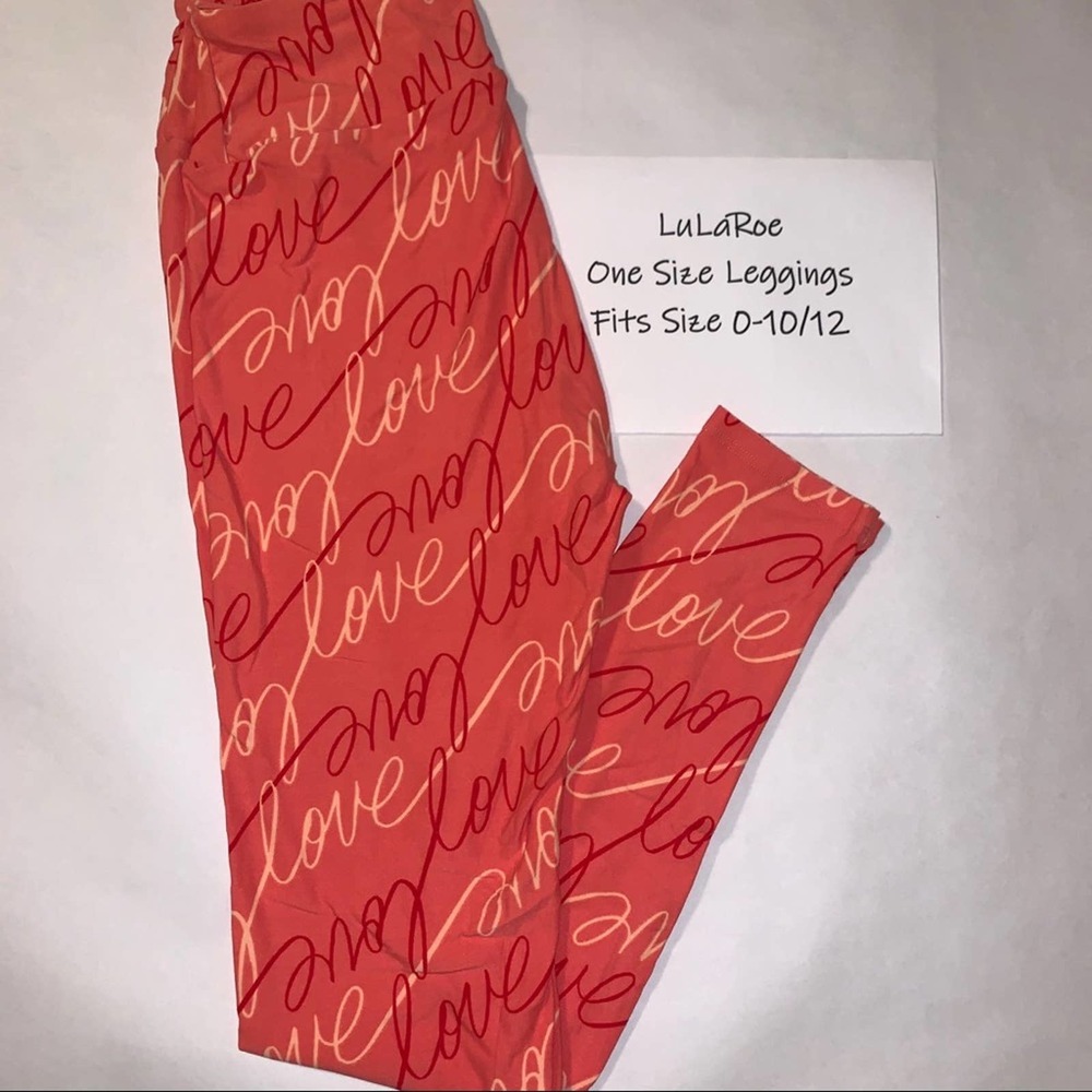 LuLaRoe One Size Valentine’s Leggings